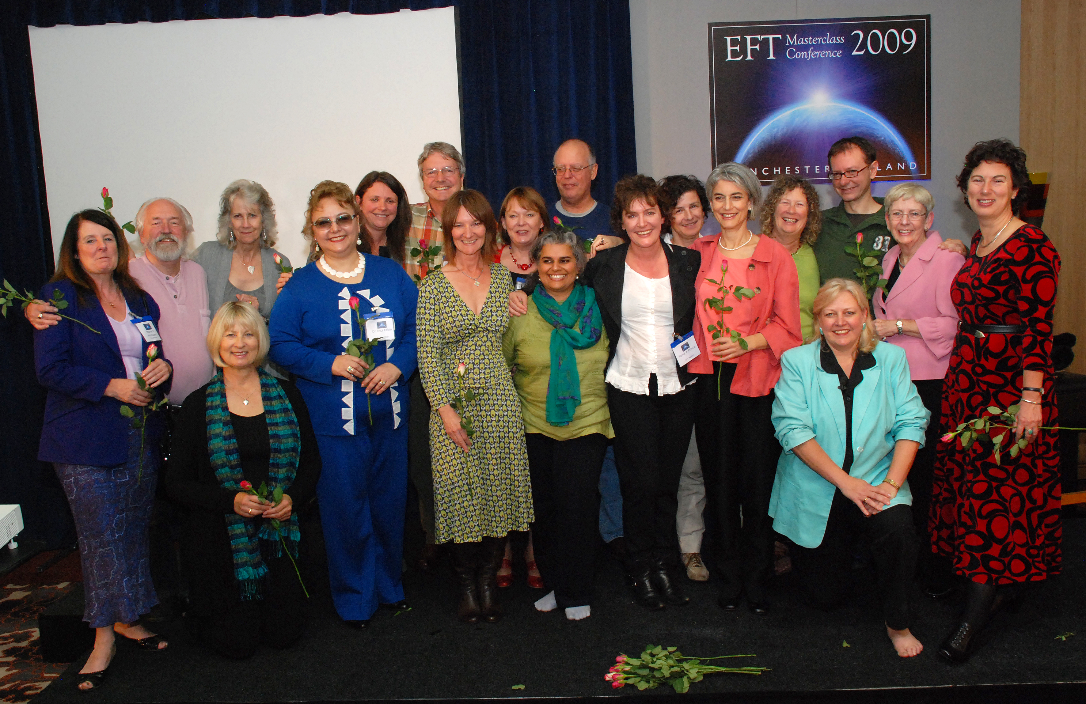 EFT Master, Tania A.Prince with other EFT Masters during the EFT Masterclass Conference 2009